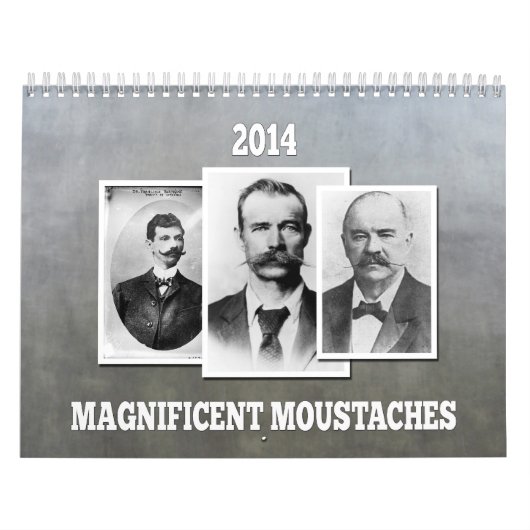 Magnificent Mustaches / Mustaches 2014 kalender (Hoes)