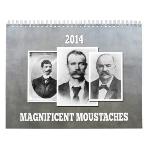 Magnificent Mustaches / Mustaches 2014 kalender
