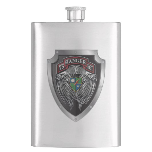 Magnificent Winged 75th Ranger Regimental Scroll Flacon (Voorkant)
