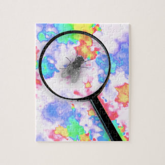Magnified Fluro Fly Legpuzzel