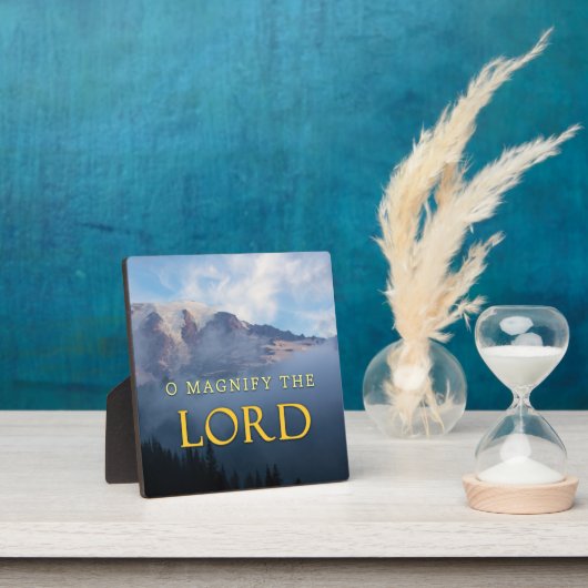 Magnifier le Lord Christian Home Décor Plaque Ease (Insitu)