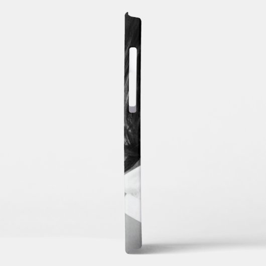 Magnifier Photo Collage Simple Round Lijst Case-Mate iPhone Case (Achterkant / Links)