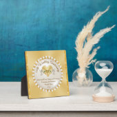 Magnifique 50ème Anniversaire Plaque personnalisée (Insitu)