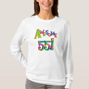Magnifique 55 T-shirts et cadeaux d'anniversaire