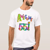 Magnifique 55 T-shirts et cadeaux d'anniversaire (Devant)