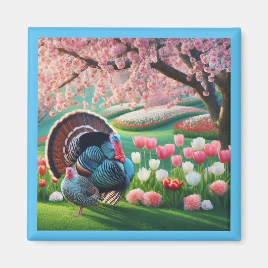 Magnifique aimant de printemps (Devant)