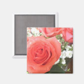 Magnifique aimant Rose (Recto/Verso)