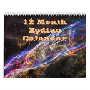Magnifique année entière Colorful Calendrier Zodia