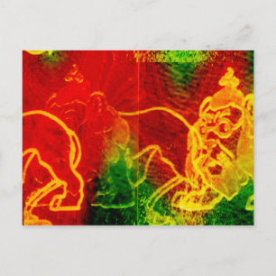 Magnifique Assistant de la carte postale Oz Coward