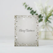 Magnifique, Belle Carte De Vacances Sparkly (Debout devant)