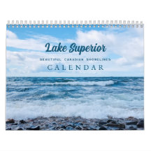 Magnifique Blue Waves Beach Calendrier photographi