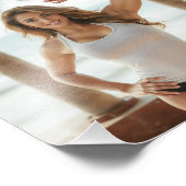 Magnifique Bodybuilder Latina Poster à la plage (Coin)