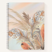 Magnifique Boho Feather Journal (Devant)