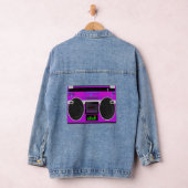Magnifique Boombox violet illustré (Hangar)