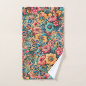 Magnifique Bouquet de Fleurs (Serviette à main)