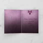 Magnifique cadre gothique violet carte de fête des (Intérieur)