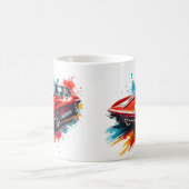 Magnifique café Corvette Vintage Mug (Centre)