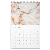 Magnifique Calendrier 2020 en marbre (Jan 2027)