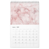 Magnifique Calendrier 2020 en marbre (Mar 2027)
