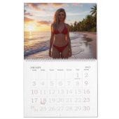Magnifique calendrier de modèle Bikini - Tropical (Jan 2027)