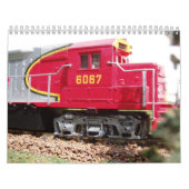 Magnifique calendrier de train de l'année complète (Protection)