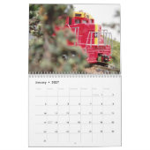 Magnifique calendrier de train de l'année complète (Jan 2027)