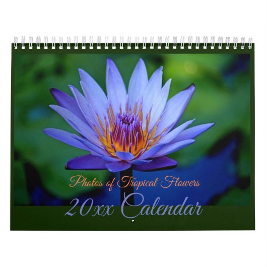Magnifique Calendrier des fleurs tropicales (Protection)