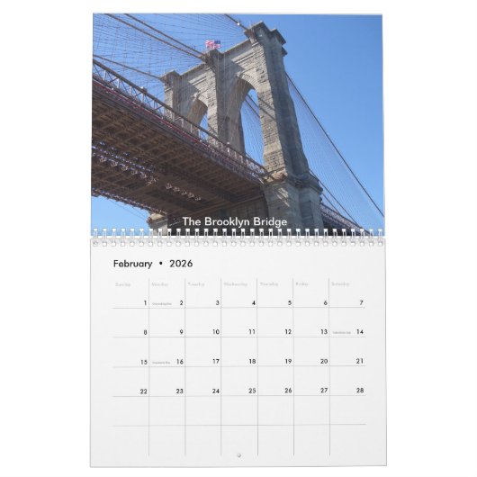 Magnifique Calendrier New York 2024 (Feb 2026)