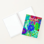 Magnifique carnet de croquis aux fleurs (Intérieur)