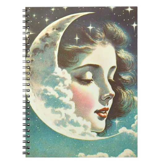 Magnifique Carnet Lune Maiden (Devant)