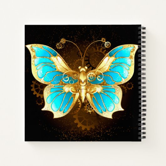 Magnifique Carnet Papillon Bleu Journal (Dos)