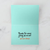 Magnifique carte de Fête des papillons du Sud-Oues (Intérieur)