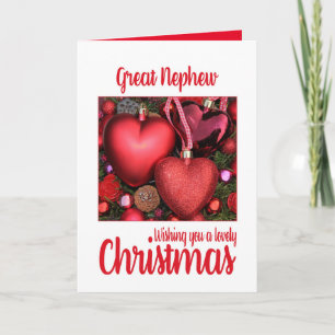 Magnifique carte de Noël pour un petit-neveu