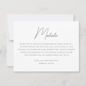 Magnifique Carte de remerciements Tropical Beach W (Devant)