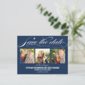 Magnifique carte de sauvegarde de date de mariage (Debout devant)