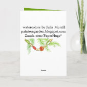 Magnifique carte de vacances (Dos)