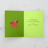 Magnifique carte de vacances (Intérieur)