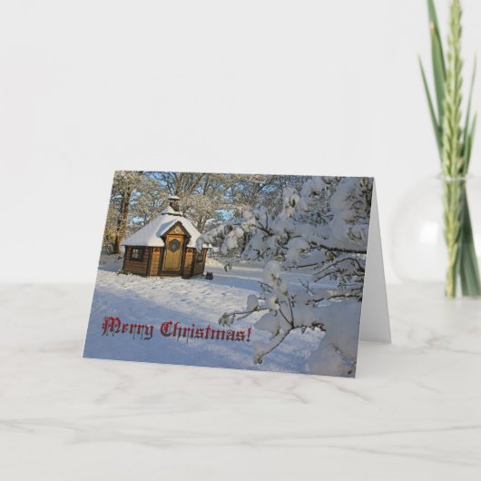 Magnifique carte de voeux de Noël ! (Devant)