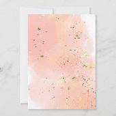 Magnifique carte d'invitation d'anniversaire (Dos)