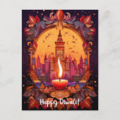 Magnifique carte postale Diwali (Devant)