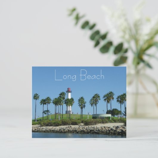 Magnifique Carte Postale Long Beach ! (Debout devant)