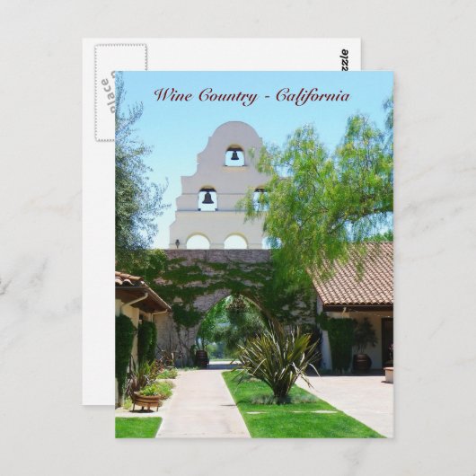 Magnifique Carte postale Pays Vins/Californie ! (Devant / Derrière)