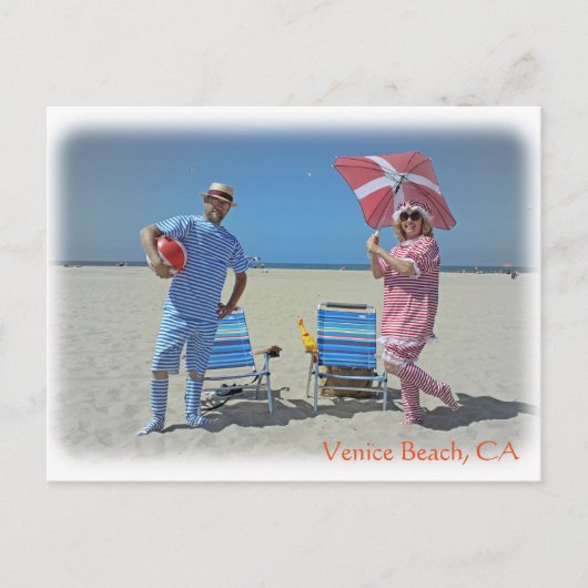 Magnifique Carte Postale Venice Beach ! (Devant)
