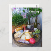 Magnifique Carte postale Vin Pays ! (Devant / Derrière)