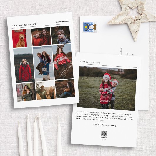 Magnifique Carte Vie Multiphoto