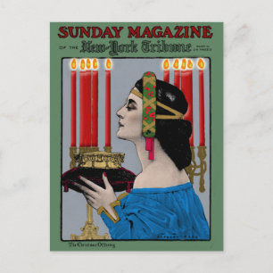 Magnifique Cartes d'Art Tribune New York 1905