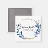 Magnifique City Godspell Citation aimant (Recto/Verso)