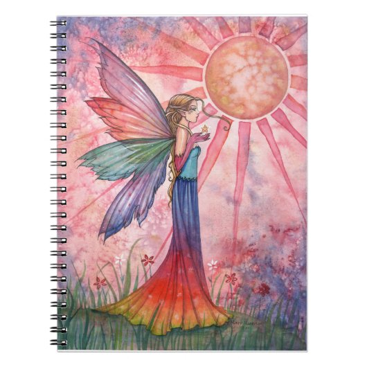 Magnifique Coloré Rainbow Fairy Carnet Journal (Devant)