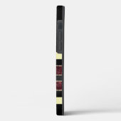 Magnifique coque iphone personnalisé or/noir (Verso / Gauche)