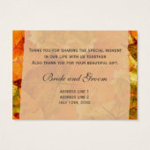 Magnifique couleur de quitter la faveur de mariage (Dos)